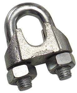 Sujetacables Galvanizado 5 mm. 3/16" Uso Domestico