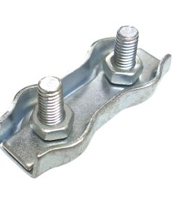 Sujetacables Plano Doble   5 mm. (Bolsa 50 unidades)