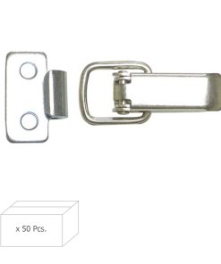 Cierre Caja Con Enganche Plano   80 mm. (Caja 50 unidades)