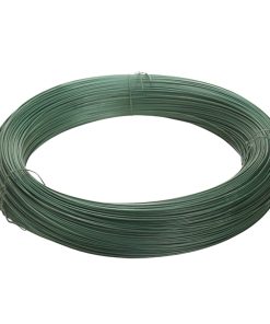 Alambre plastificado Verde Rollo 25 Kg. / Nº17