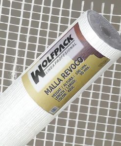 Malla Revoco Blanca Rollo 50 mt. x 1metro / 4 x 4,5 mm.