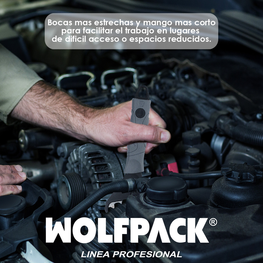 Llave Ajustable Gran Apertura Compact. Cromo Vanadio 6" Llave Inglesa, Llave De Expansion, Llave Gran Apertura - Imagen 7