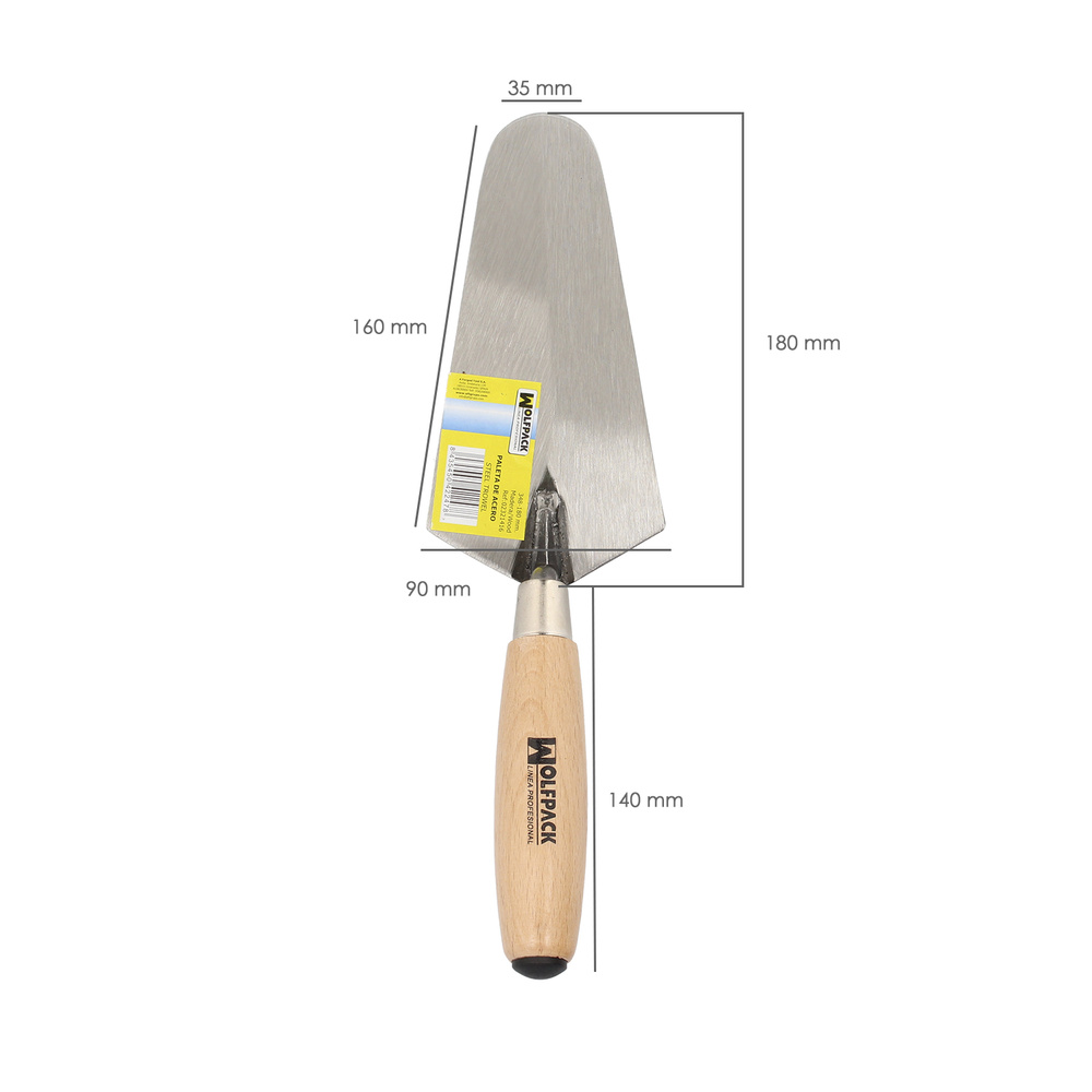 Paleta Wolfpack Mango Madera 348 / 180 mm. - Imagen 3