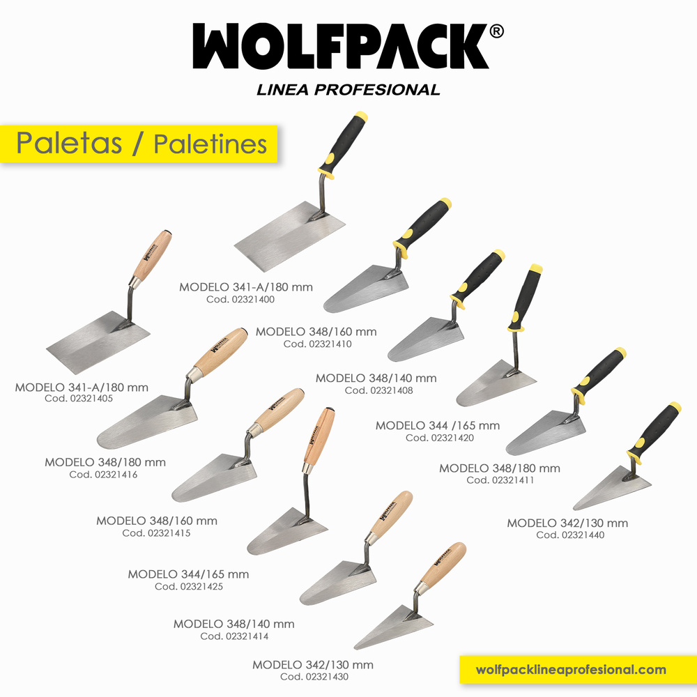 Paleta Wolfpack Mango Madera 348 / 180 mm. - Imagen 7