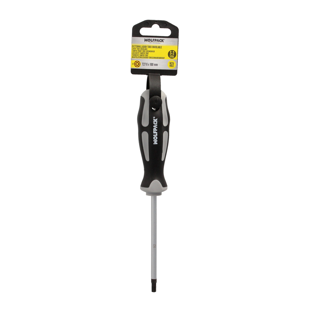 Destornillador Torx Inviolable Acero S2 Mango TPR Bimaterial. Medida T27 x Ø 6,0 x 100 mm. - Imagen 6