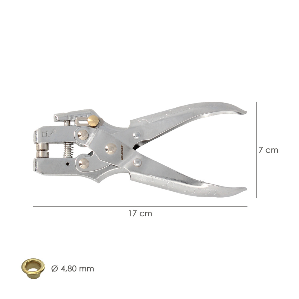 Alicates Para Ojetes Profesionales Con 50 Ojetes Pequeños - Imagen 2