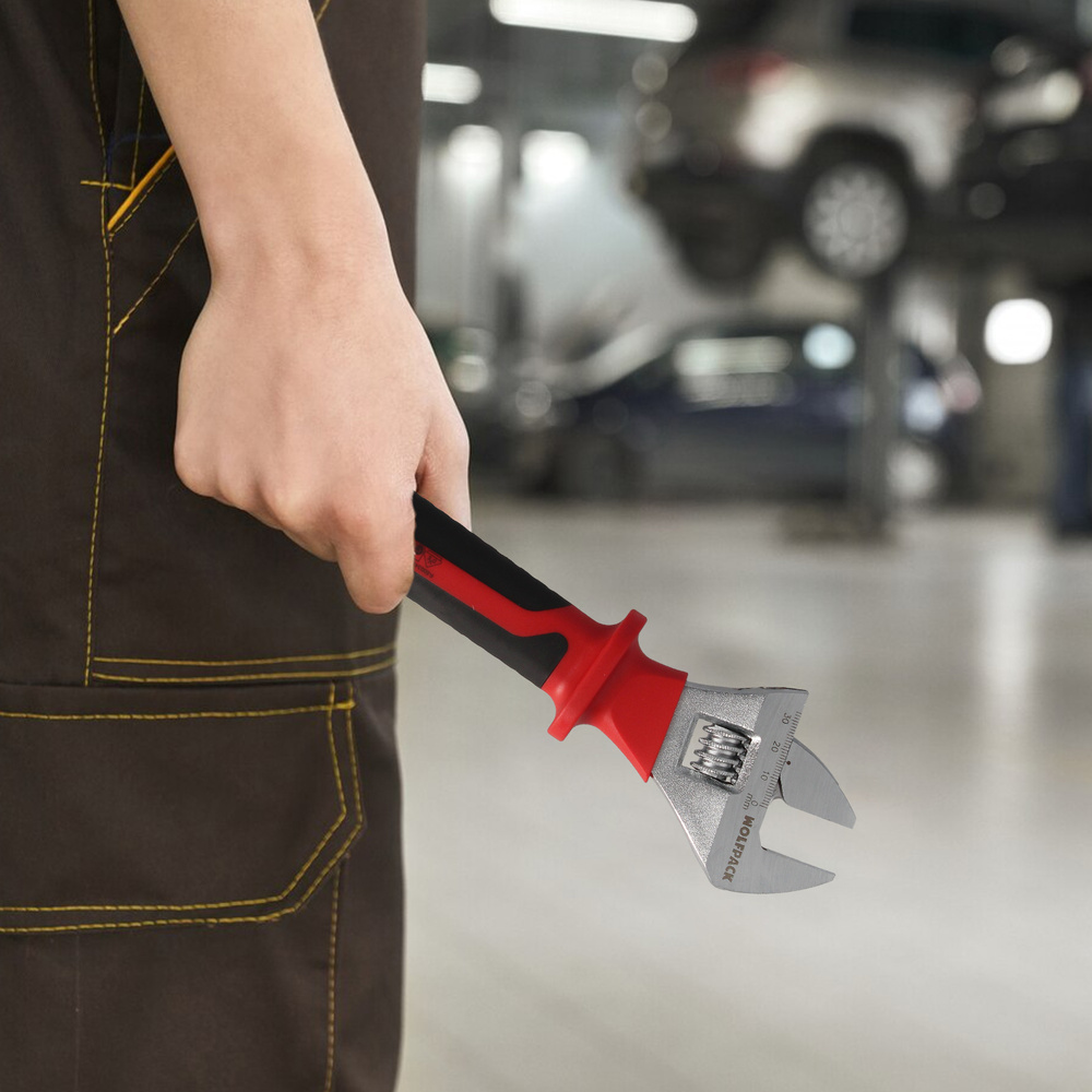 Llave Ajustable Aislada VDE 10". Llave Ajustable Aislada, Llave Inglesa, Llave Moleta Aislada, - Imagen 6