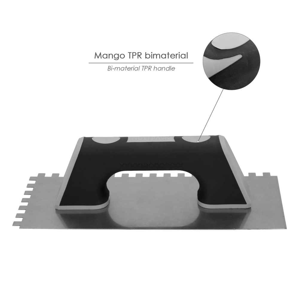 Peine Profesional Mango Polipropileno 280x120 mm. Dientes 10 x 10 mm. - Imagen 3