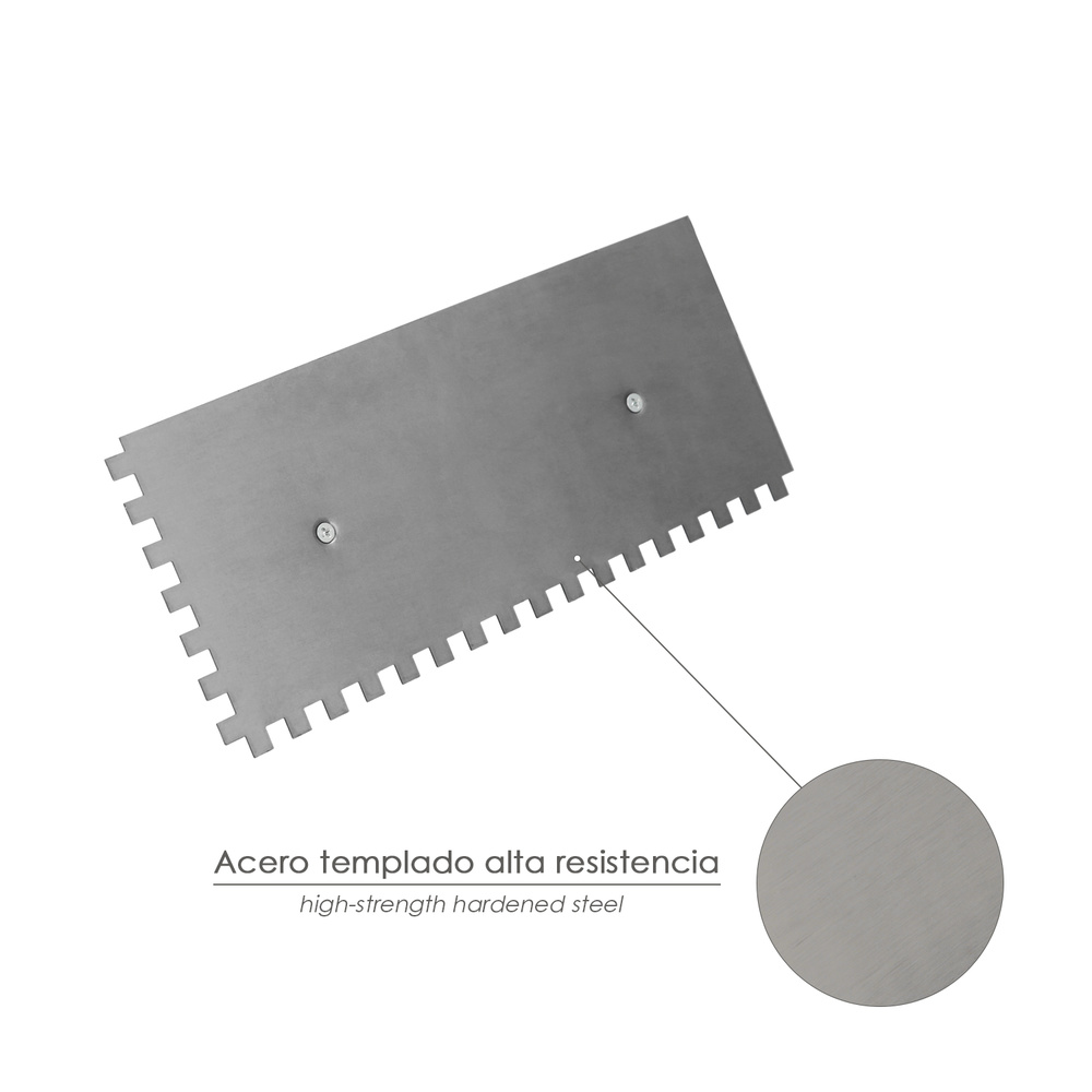 Peine Profesional Mango Polipropileno 280x120 mm. Dientes 10 x 10 mm. - Imagen 4