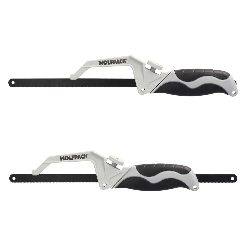 Mini Sierra Empuñadura Aluminio Con Hoja 300 mm. Ajustable, Hoja Corte HSS, Serrucho, Segueta, Segueta, Mini Arco Sierra - Imagen 3