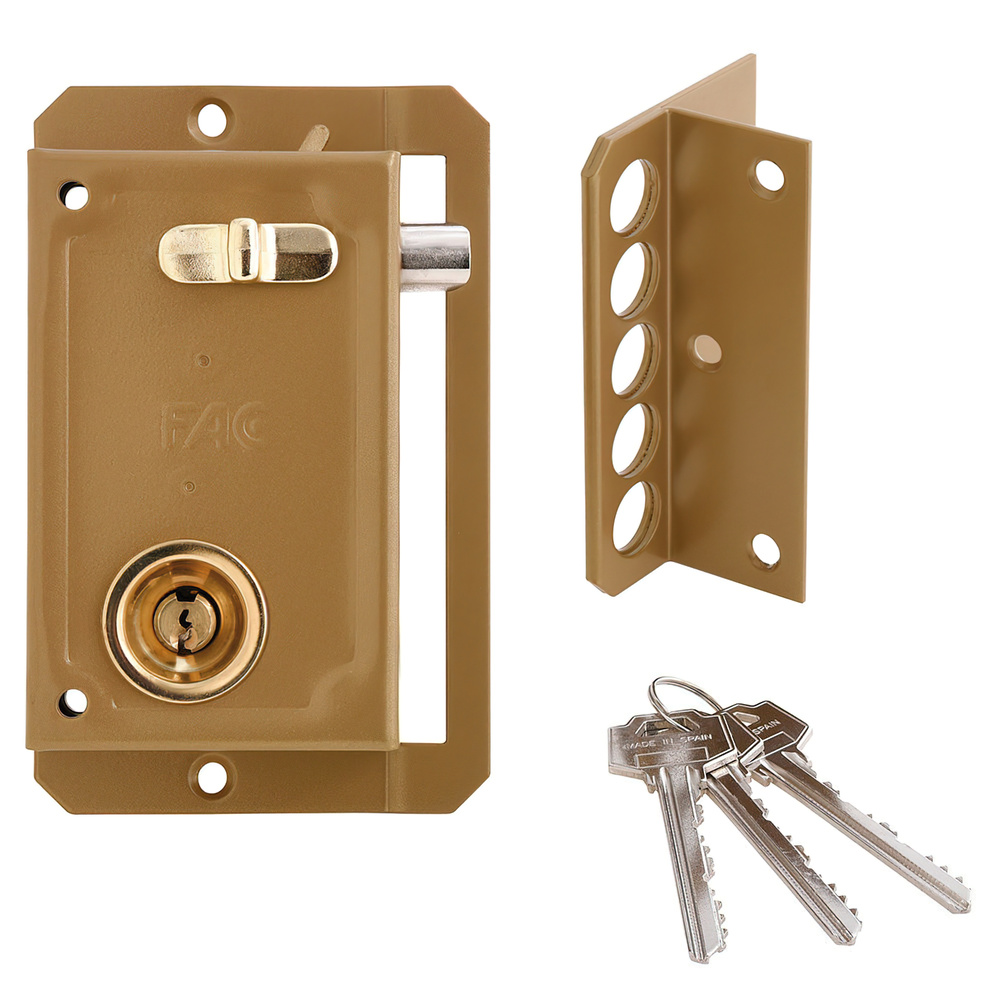 Cerradura Fac S 90 Pintada Derecha Bombin 70 - Imagen 3