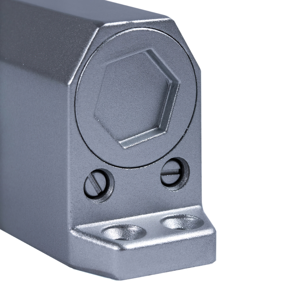 Cierra Puertas Con Retenedor Fuerza 3. Color Plata (Puertas 80/100 cm.) - Imagen 2