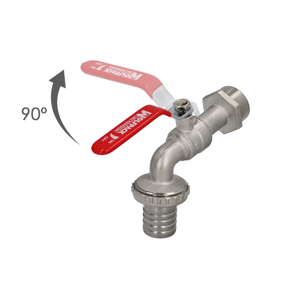 Grifo Jardín Esfera 1". Grifo Exterior Para Sistemas de Agua. - Imagen 4