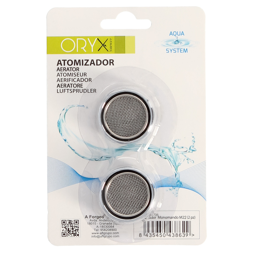 Atomizador Grifos / Monomando F22 (2 piezas) Filtro Aireador Grifo, Economizador de Agua, Difusor Grifo, Aireador Economizador - Imagen 5