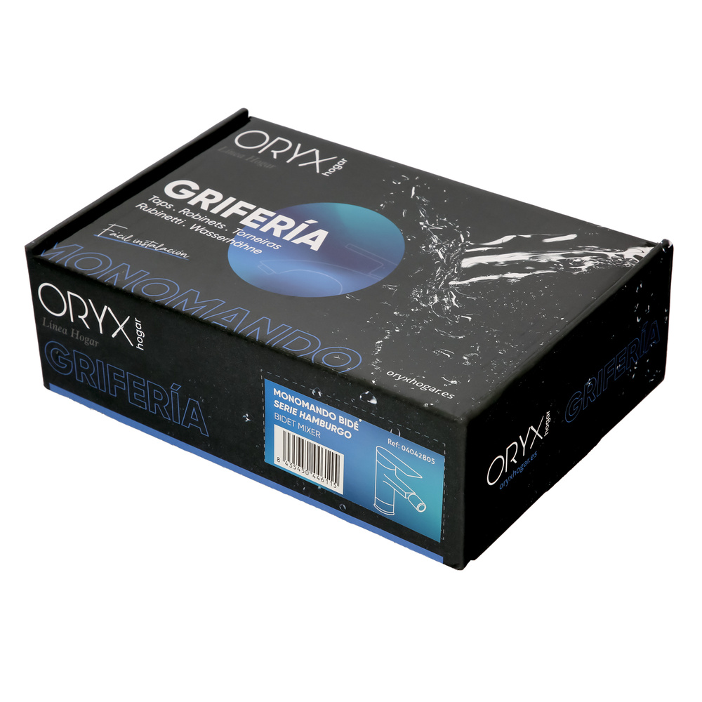 Monomando Bide "Hamburgo" Grifo Baño, Grifo Encimera, Grifo Cocina, Grifo Mezclador. Cartucho Ceramico Ø 35 mm. - Imagen 3