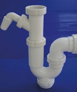 Sifon Curvo Extensible T-31, con Toma Lavadora  1 1/2