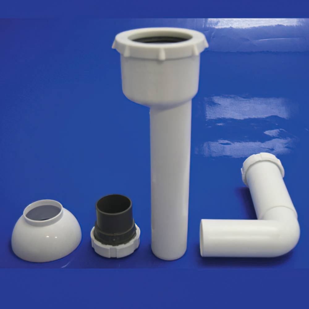 Desague Urinario T-79C 50-40 Acodado Con Plafón