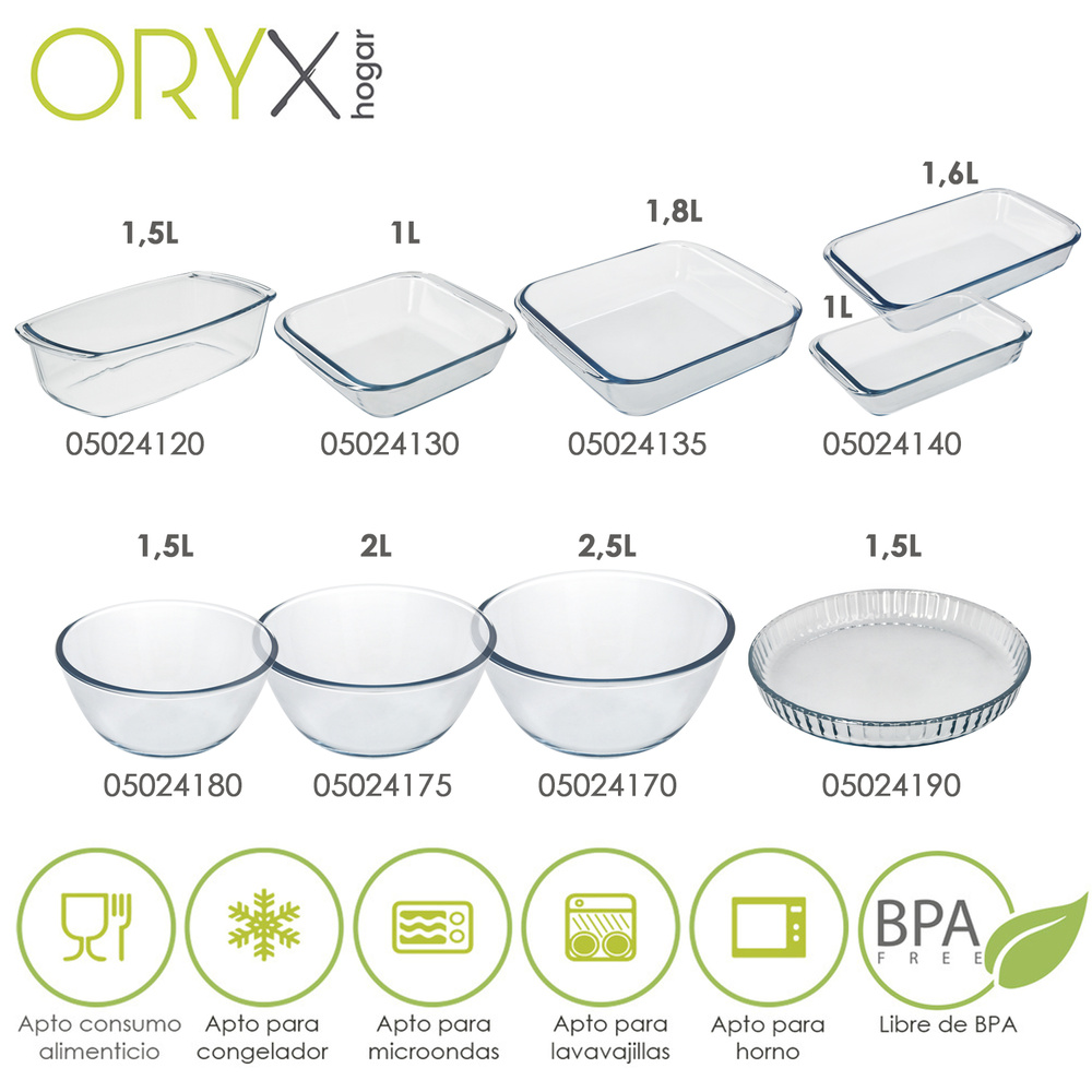 Bol De Cristal, Ideal Para Mezclas. 1.5 Litros. Libre BPA, Cristal De Borosilicato.Ensaladas, Postres, Cocina, Resposteria - Imagen 5