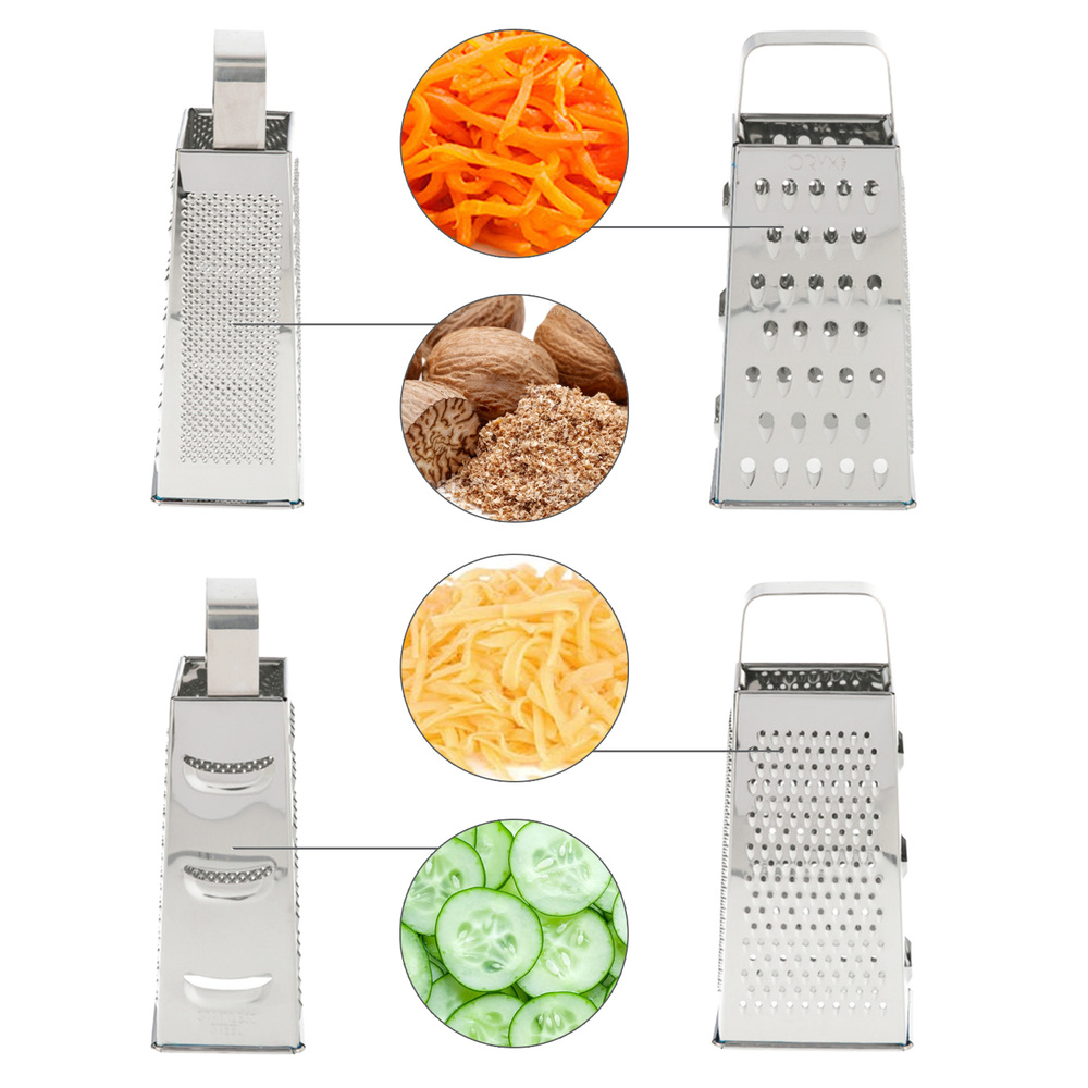 Rallador Acero Inoxidable, 4 Cortes Diferentes, Vertical. - Imagen 4