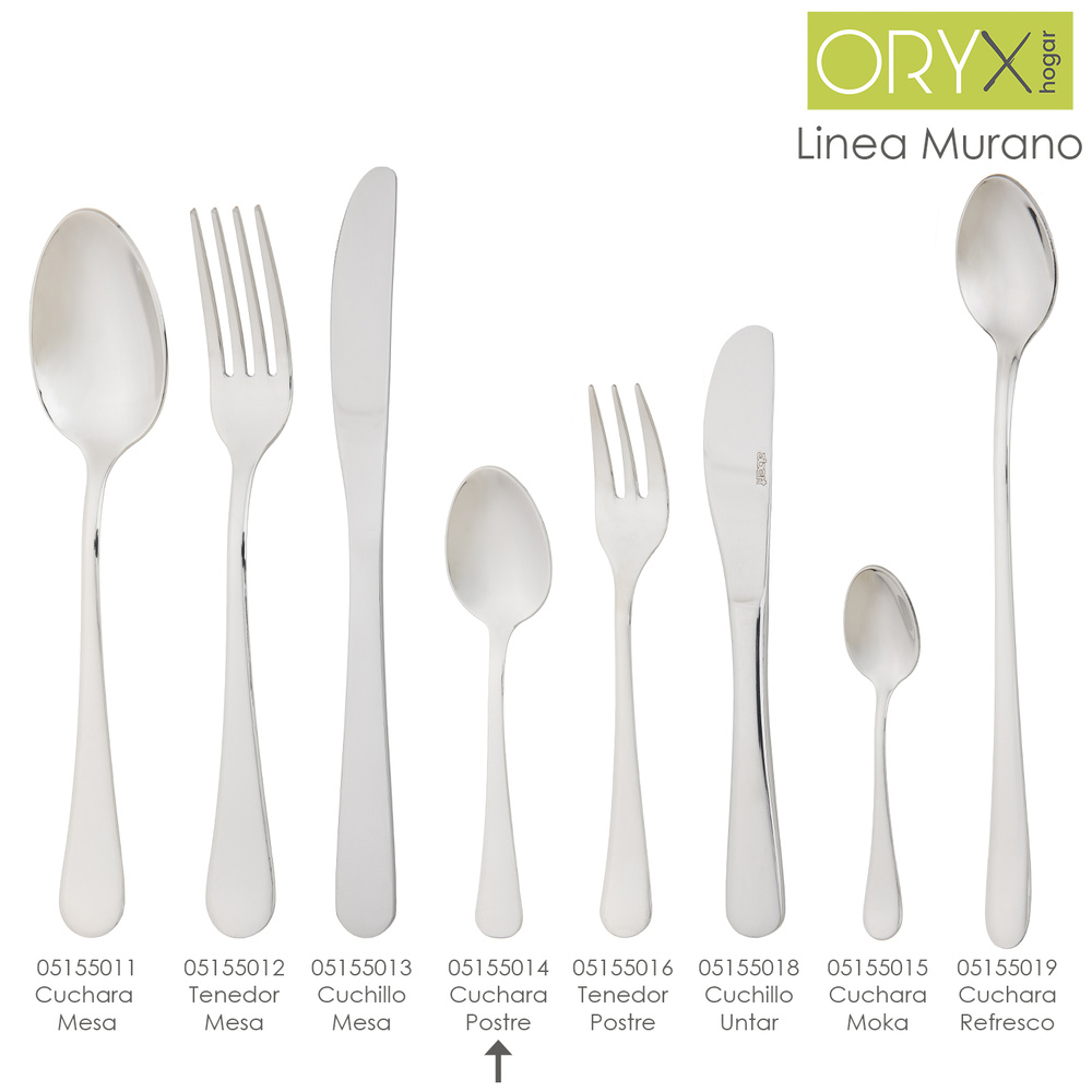 Cuchara Café y Postre Murano 140 mm.Caja 12 unidades - Imagen 3