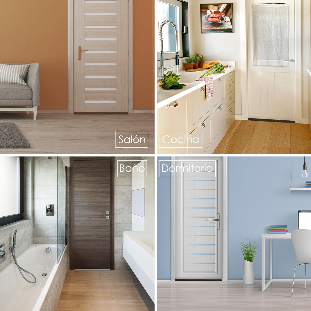 Burlete Puerta Espuma Marron Bajopuerta 95 cm. - Imagen 6