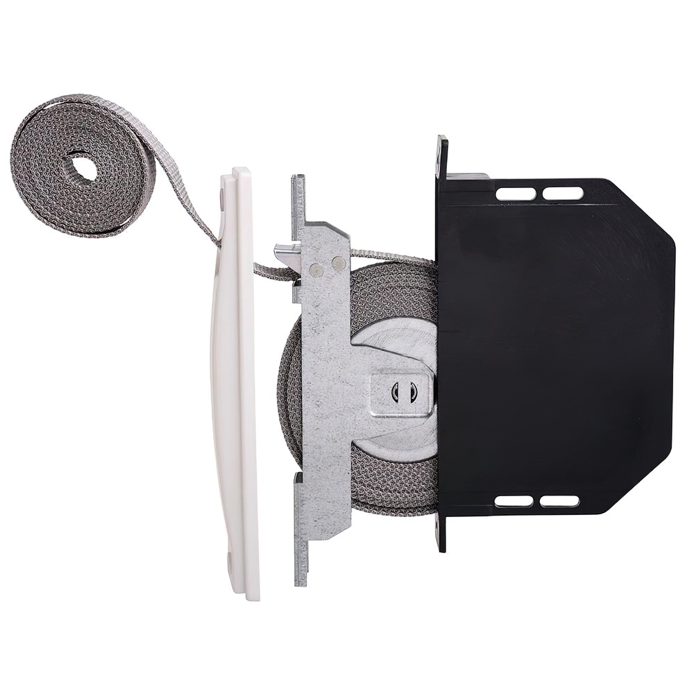 Recogedor Persiana Mini Blanco Cinta 18 mm. Empotrar Sin Pivotes - Imagen 2