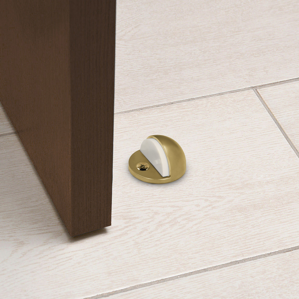 Tope Puerta Wolfpack Atornillar Acero Inoxidable Latonado - Imagen 3