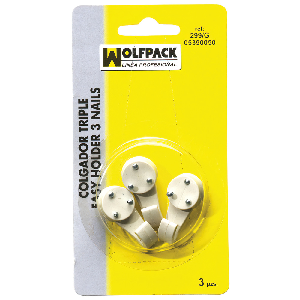 Cuelga Cuadros Gancho Grande (Blister 3 unidades) Clavar - Imagen 2