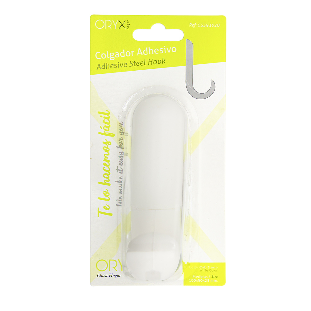 Colgador Adhesivo / Atornillable Blanco - Imagen 4