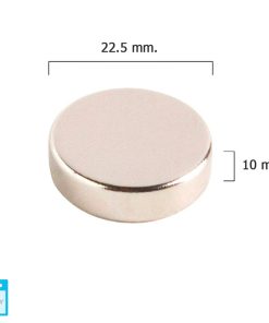 Iman Wolfpack Neodimio Redondo Ø 22,5x10 mm. (Blister 1 Pieza)