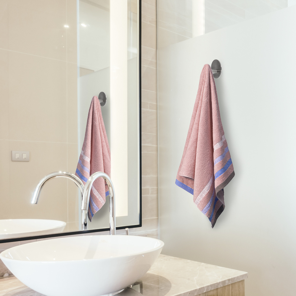 Gancho Colgador Baño Individual Toallas / Albornoz Color Inox Autoadhesivo Resistente, Sin Tornillos - Imagen 4