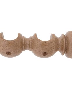 Soporte Madera Liso Abierto Doble 20x118 mm. Pino