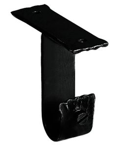 Soporte Techo Forja Ø 20 mm. Negro (Blister 2 Piezas)