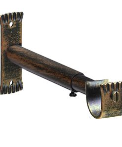 Soporte Forja Extensible 20 mm. Negro / Dorado