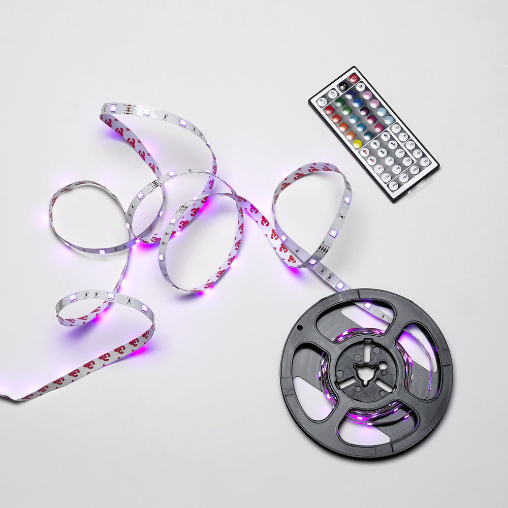 Tira Led Multicolor Rgb Con Mando Adhesiva Con 150 Leds 36 W 12 V. 850 Lumenes Luz Multicolor IP 20 5 Metros - Imagen 7