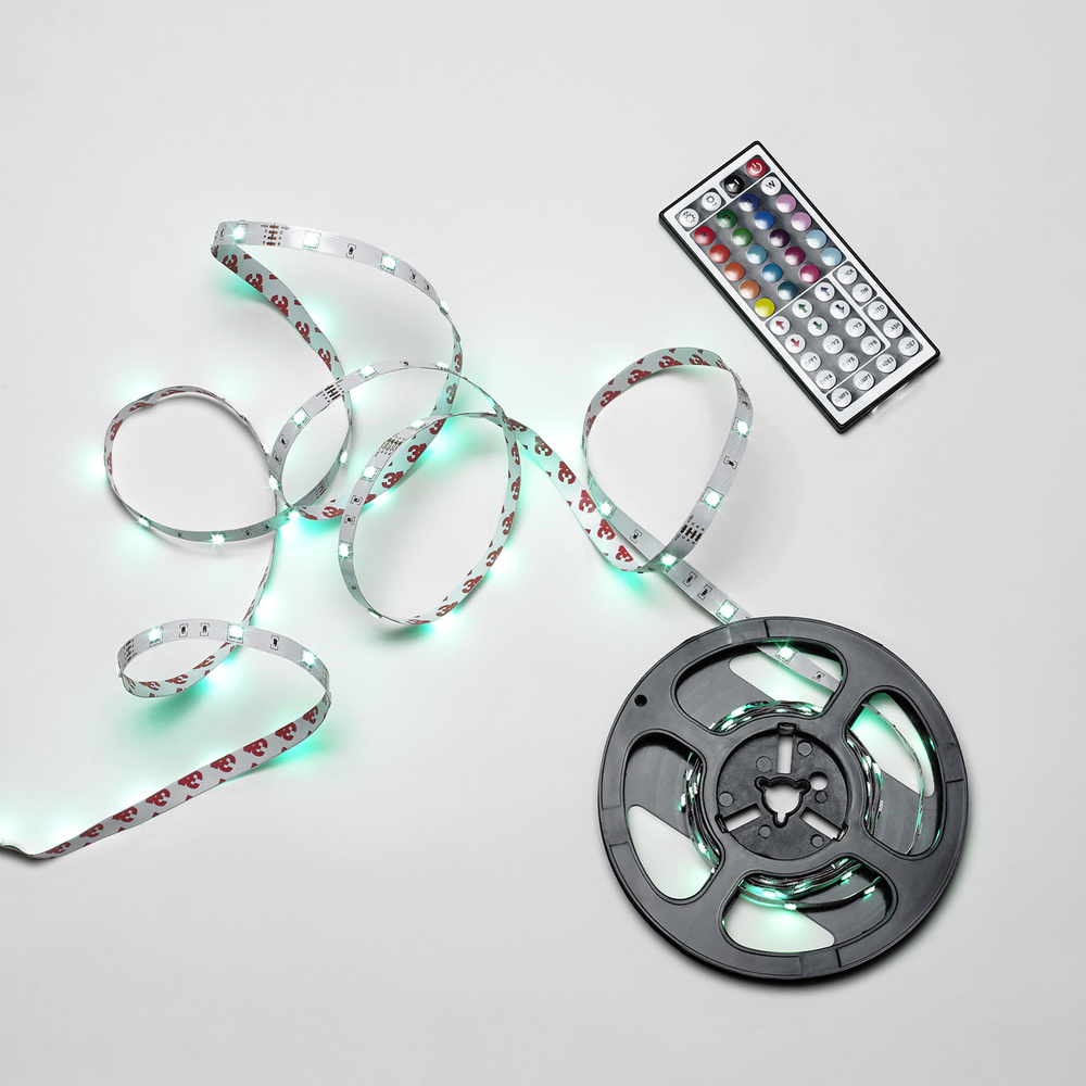 Tira Led Multicolor Rgb Con Mando Adhesiva Con 150 Leds 36 W 12 V. 850 Lumenes Luz Multicolor IP 20 5 Metros - Imagen 8