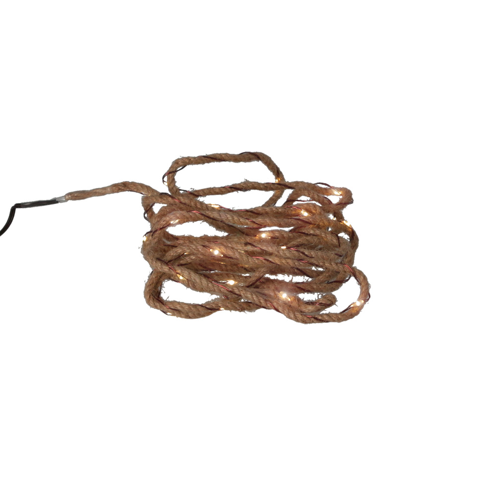 Guirnalda Luces Navidad Led Cuerda 30 Microled Blanco Calido Luz Navidad Interiores IP20. A Pilas 3 AA (No Incluidas) - Imagen 3