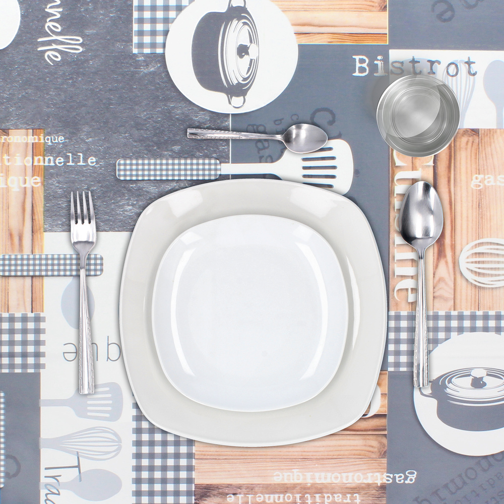 Mantel Hule Redondo Cuisin Impermeable Antimanchas PVC Ø 140 cm. Uso Interior y Exterior - Imagen 2