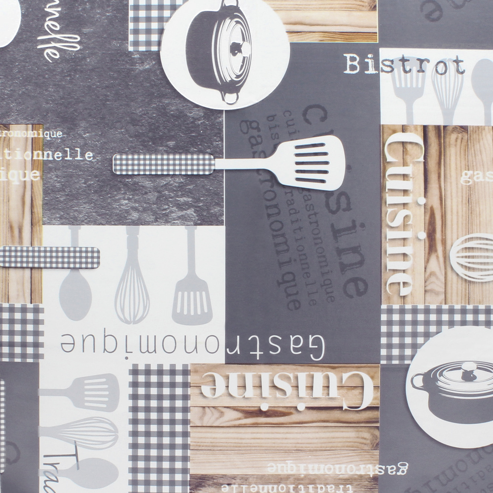 Mantel Hule Redondo Cuisin Impermeable Antimanchas PVC Ø 140 cm. Uso Interior y Exterior - Imagen 3