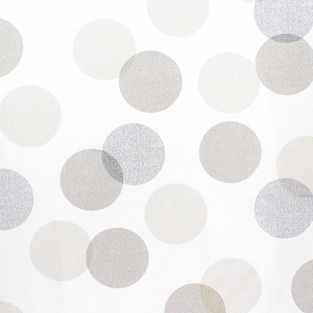 Mantel Hule Redondo Circulos Beige Impermeable Antimanchas PVC Ø 140 cm. Uso Interior y Exterior - Imagen 3