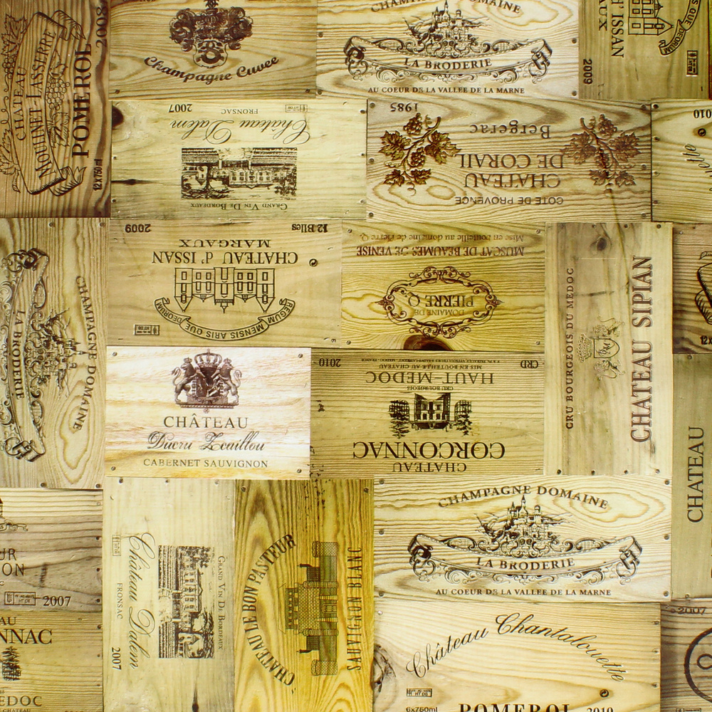 Mantel Hule Redondo Tablones Vino Impermeable Antimanchas PVC Ø 140 cm. Uso Interior y Exterior - Imagen 3