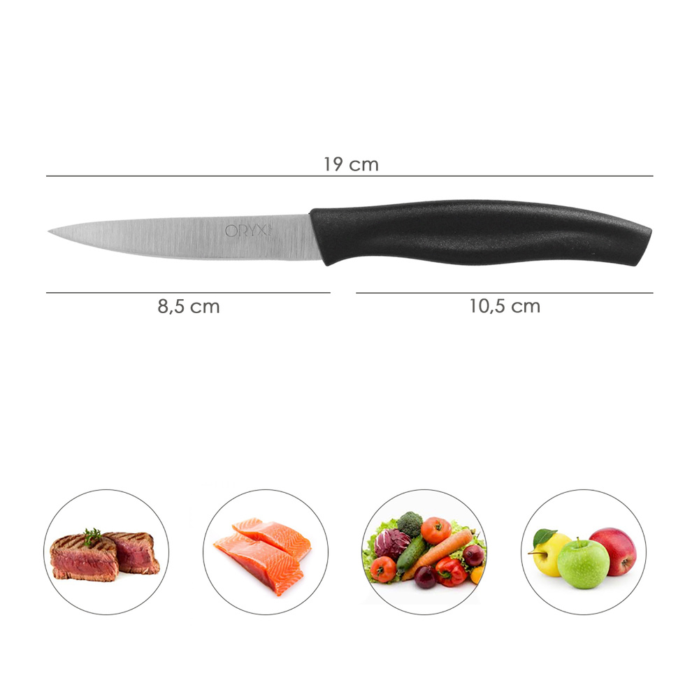 Cuchillo Nuuk Mondador Hoja Acero Inoxidable 9 cm. Negro (1 Unidad) - Imagen 3