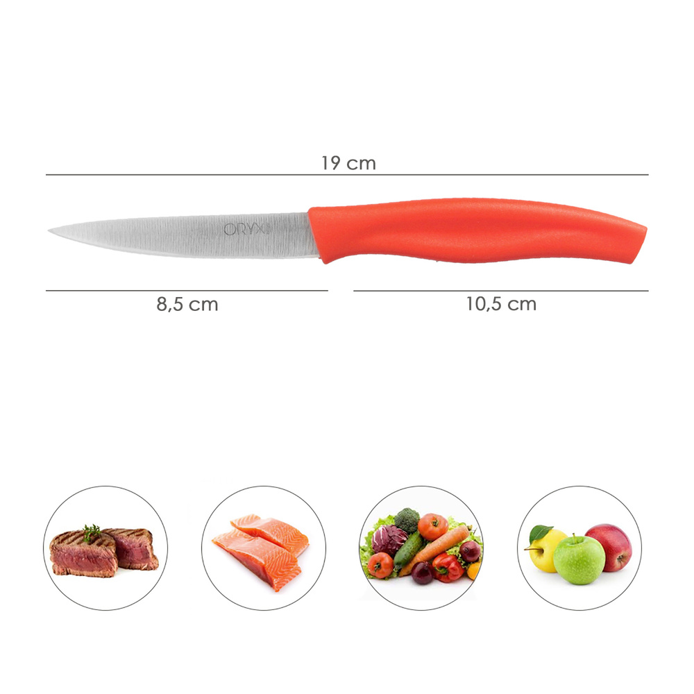 Cuchillo Nuuk Mondador Hoja Acero Inoxidable 9 cm. Rojo (1 Unidad) - Imagen 3