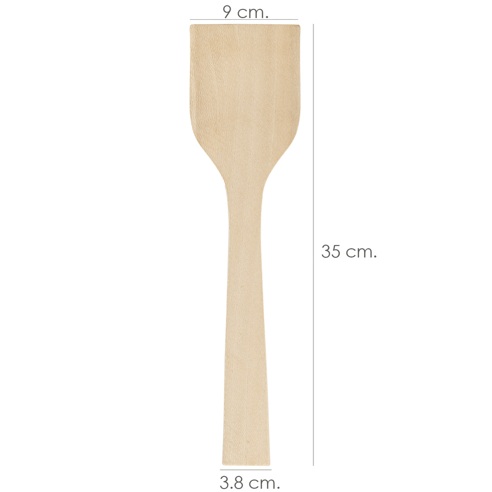 Pala Cocina Madera Hamburguesas Oryx 35 cm. - Imagen 2