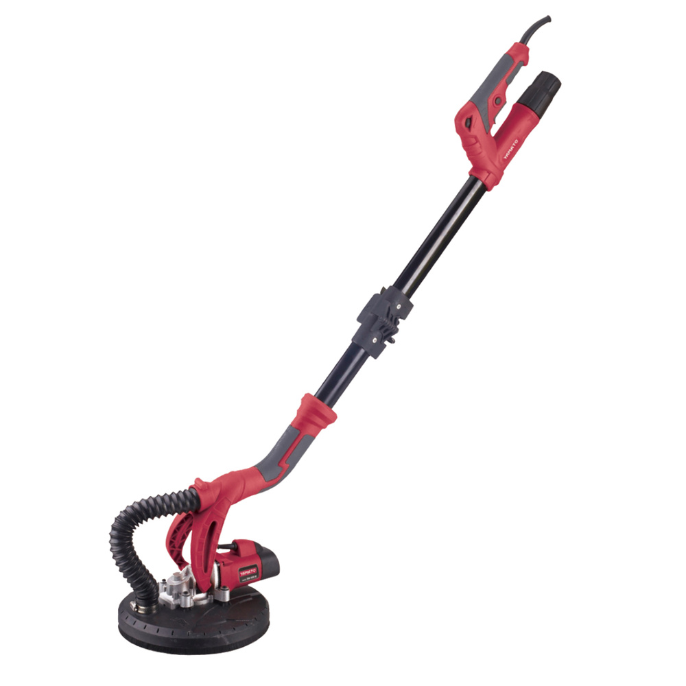 Lijadora De Pared y Techos En Seco 600 Watt. Velocidad Regulable 600/1500 RPM Asta Telescopica Mango Ergonomico Lijado Gotele - Imagen 2