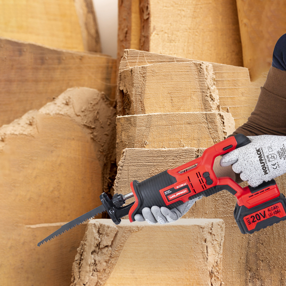 Sierra De Sable 20 V. Bateria 4 Ah. Cambio Rapido de Hoja. Madera 100 mm. / Acero 6 mm. - Imagen 7