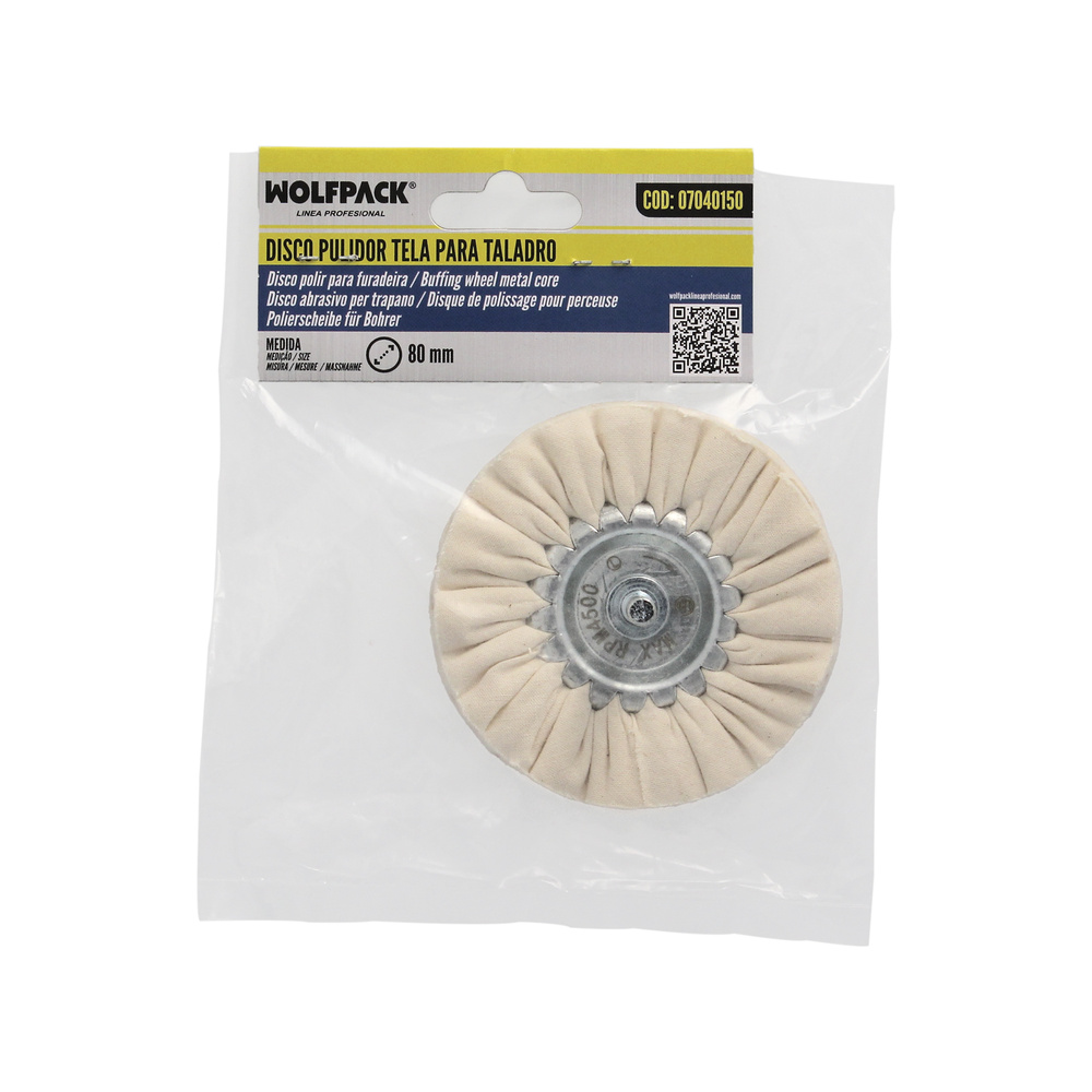 Disco Pulidor De Tela Para Taladro Ø80mm. - Imagen 5