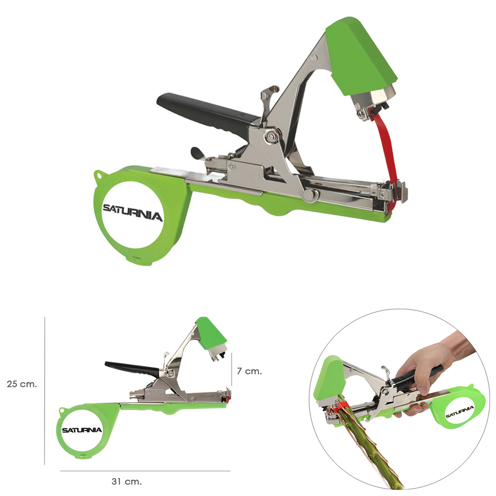 Atadora Agricola Entutorar Con Cinta, Grapas, Cuchilla y Muelle - Imagen 5