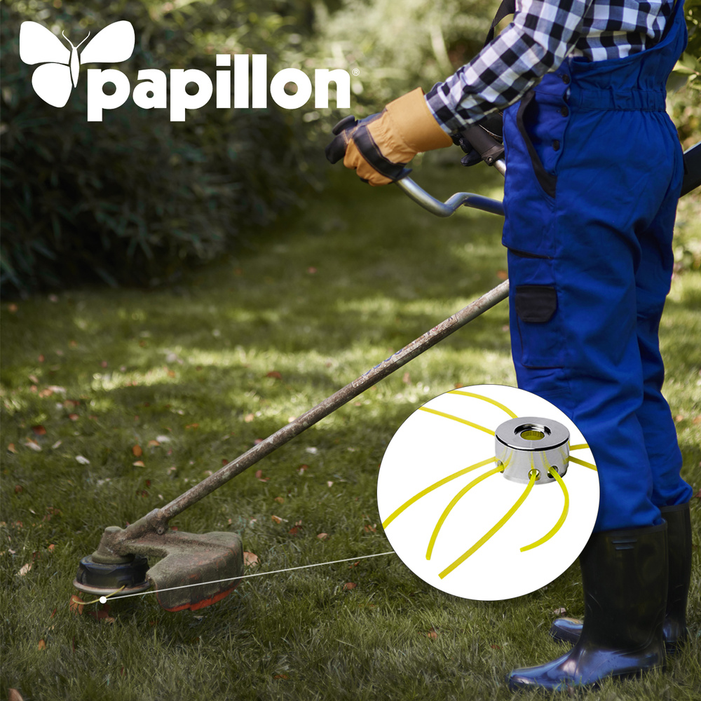 Hilo Nylon Desbrozadoras Redondo Profesional Ø 4,0 mm. Rollo 100 metros. Hilo Nylon Corte Desbrozadores Hierba, Jardin, Maleza - Imagen 2