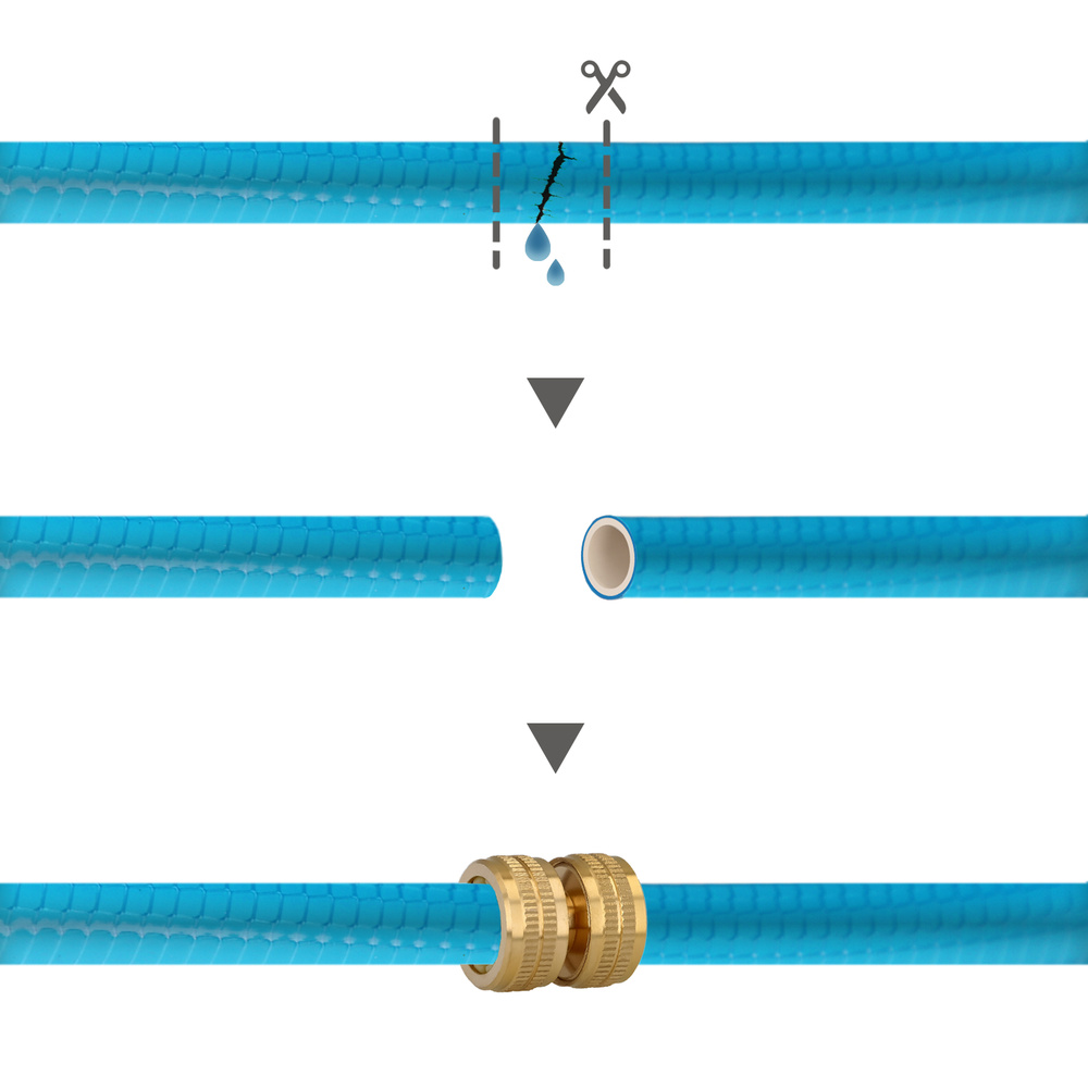 Reparador Laton Para Mangueras 3/4". Blister 1 pieza - Imagen 3
